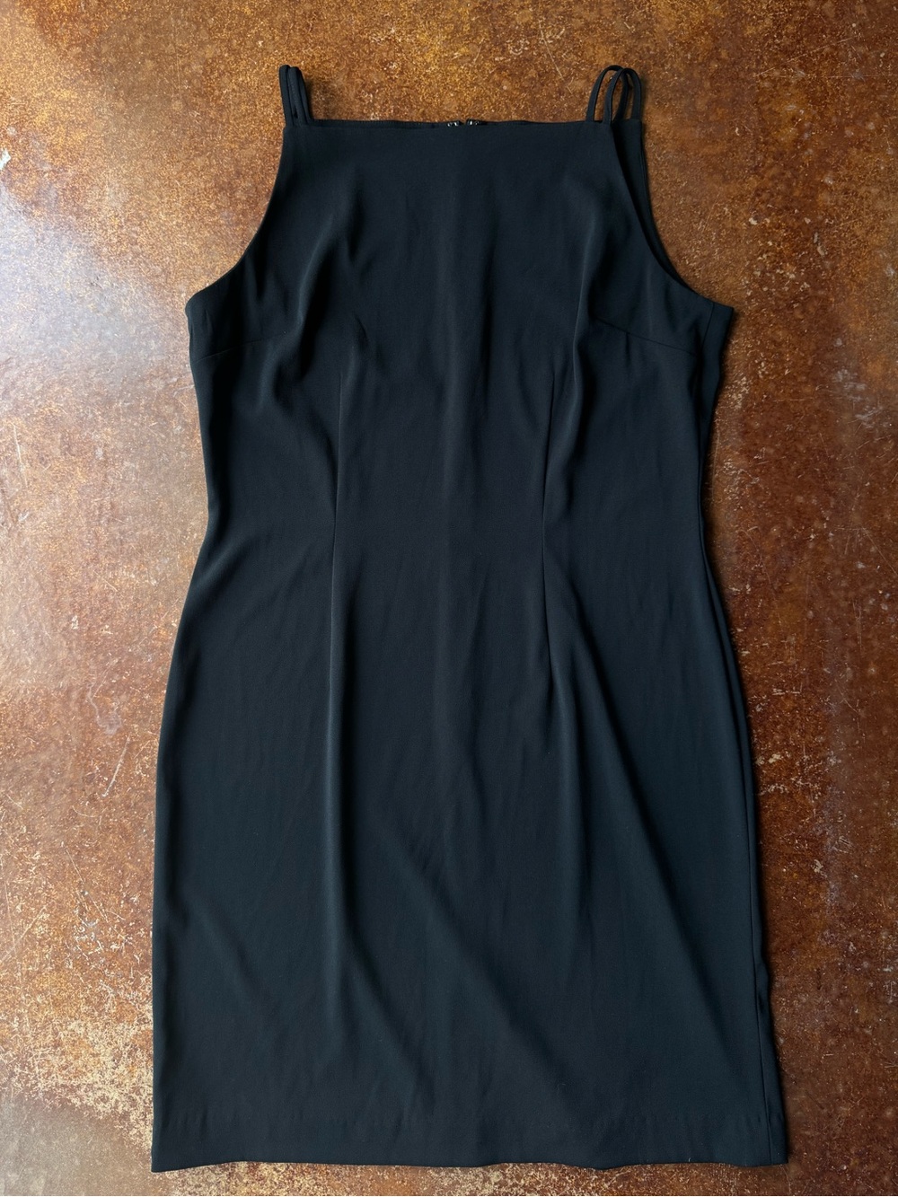 Vintage Amanda Smith Boatneck Black Dress